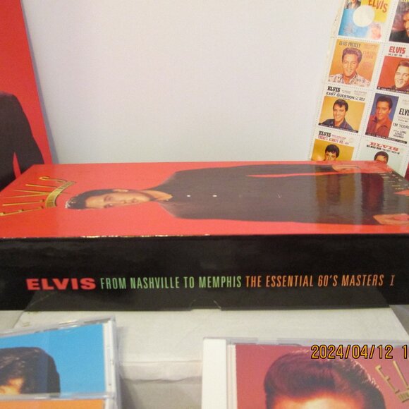 NWOT Silver Elvis (5 Discs)The Essential 60's Masters 5 Compact Discs & Memorbil - Picture 4 of 4
